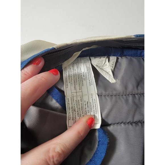 Jansport Blue White Multi Pockets 18x10 Laptop Cushion Soft‎ Clean - Picture 8 of 9